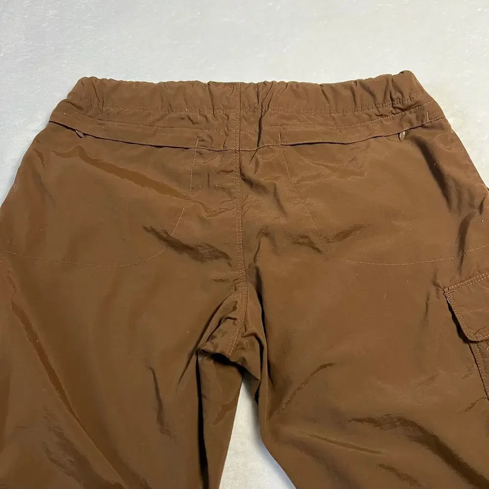 REI Women's Nylon Straight Leg Convertible Cargo Pants Size 6P UPF 30+ Hiking